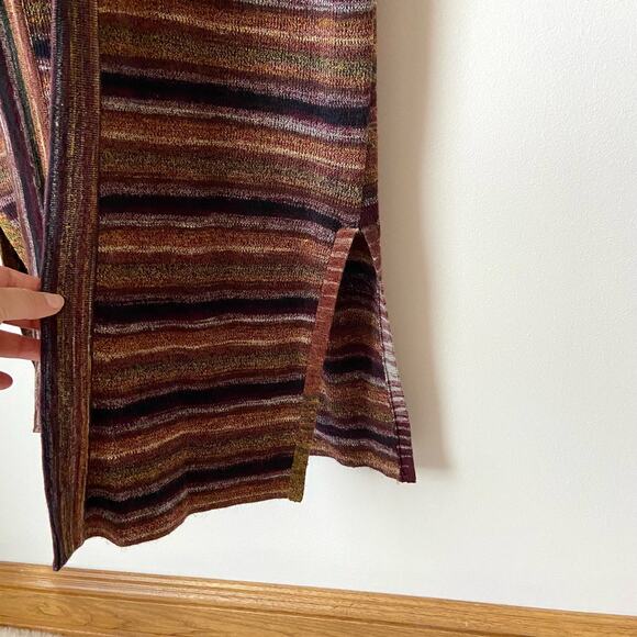 Zara Multicolor Striped Long Cardigan - Picture 3 of 5